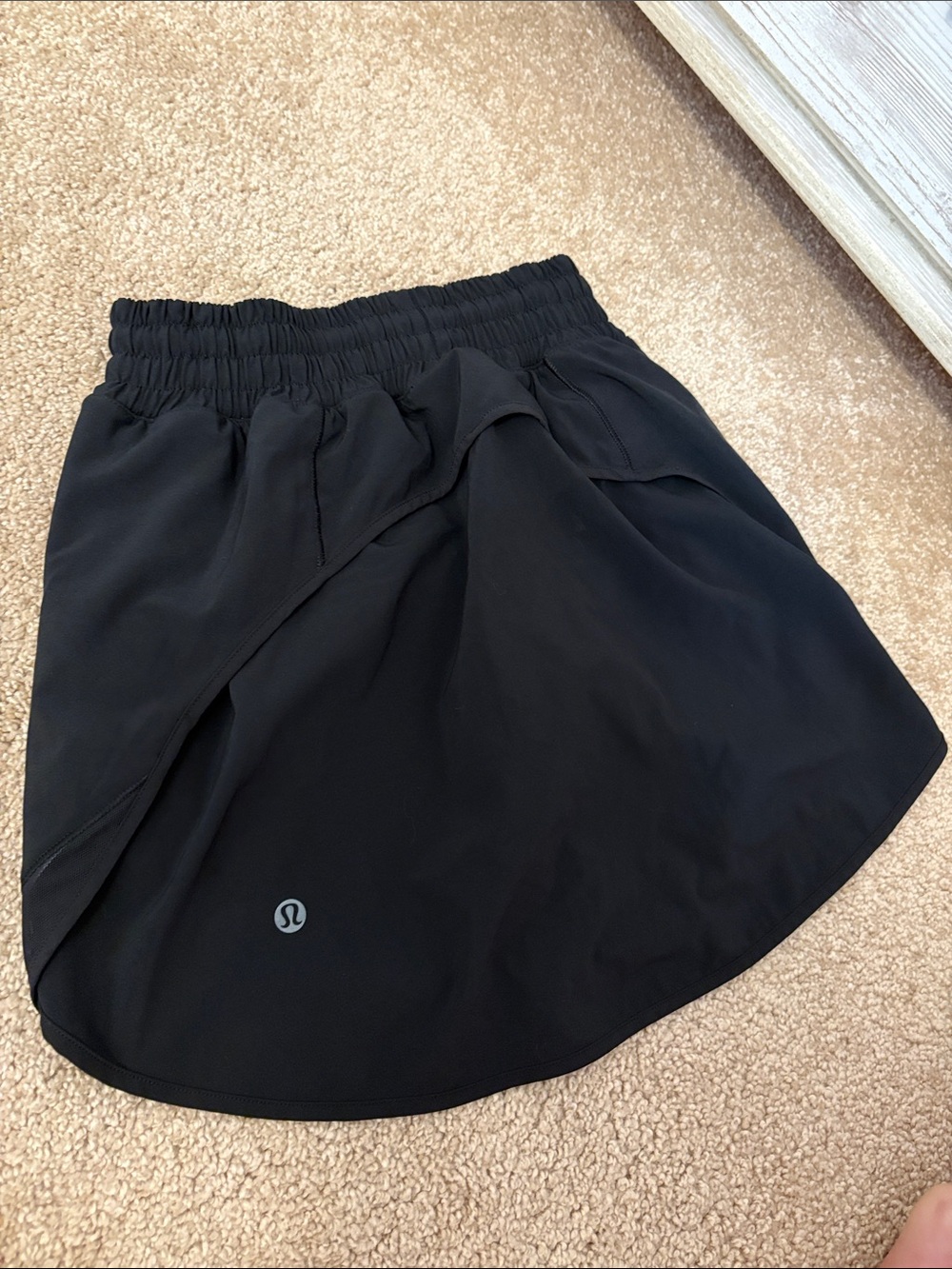 lululemon athletica Black Performance Mini Skirt - Picture 1 of 4